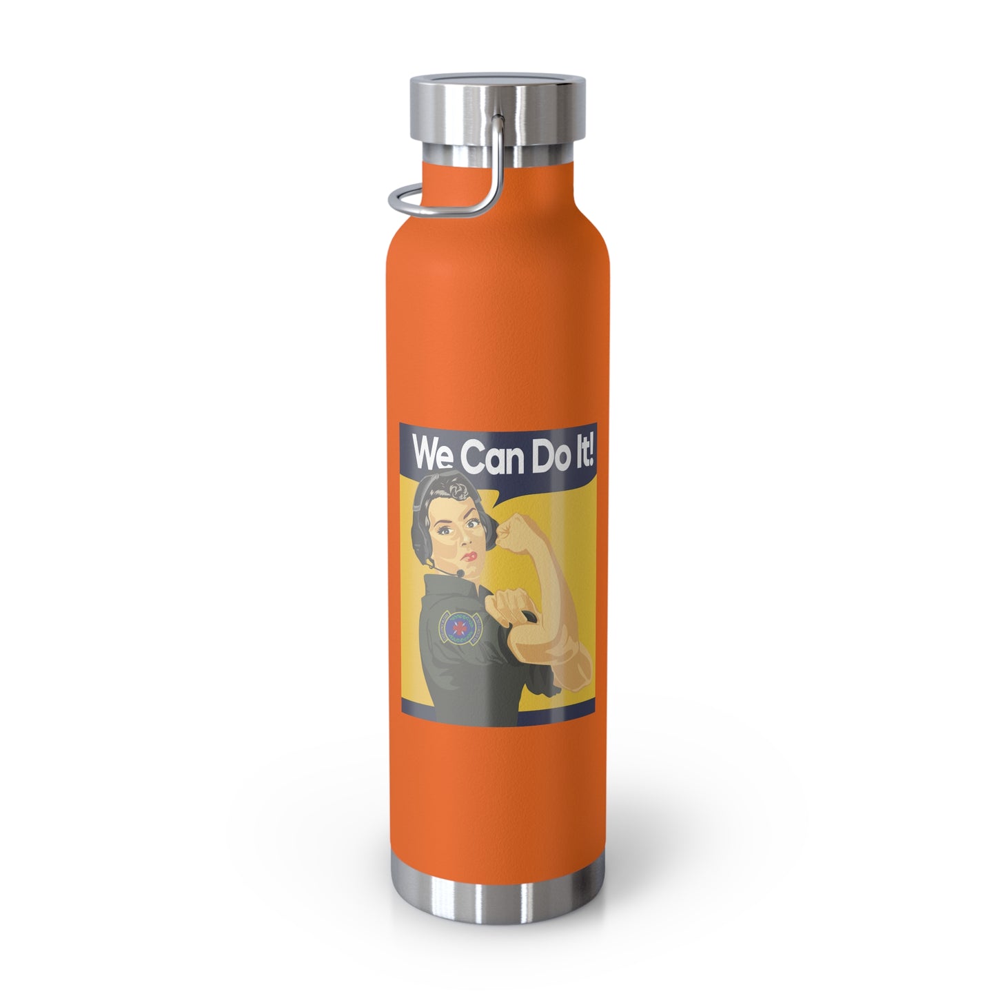 349th We Can Do It Copper Vacuum Insulated Bottle, 22oz