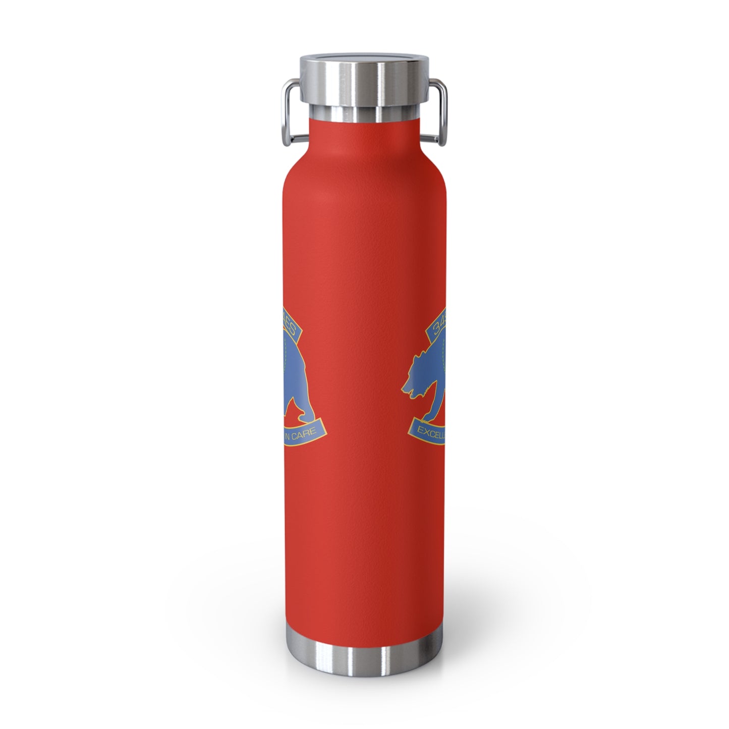 349th AES California Bear v1.0  Copper Vacuum Insulated Bottle, 22oz