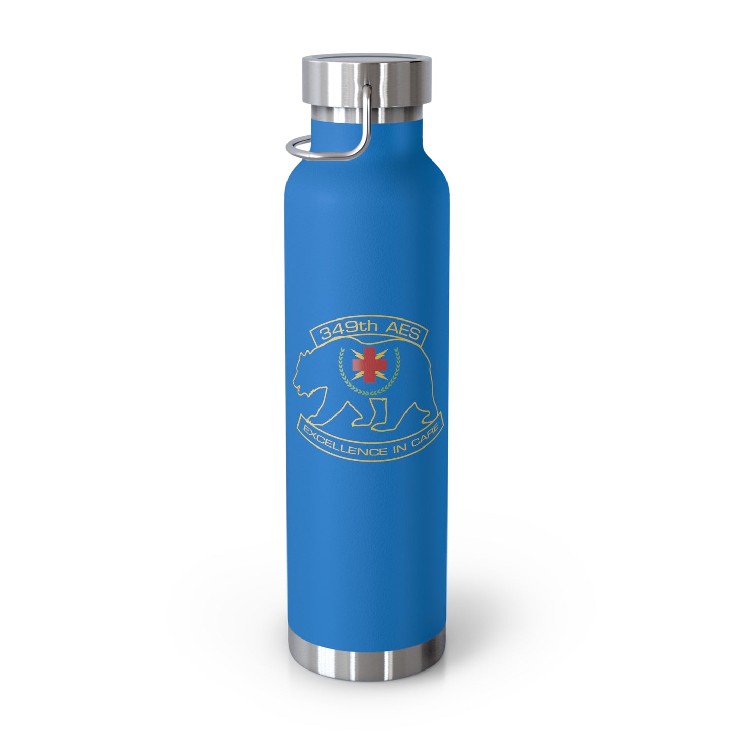 349th AES California Bear v2.0 Copper Vacuum Insulated Bottle, 22oz