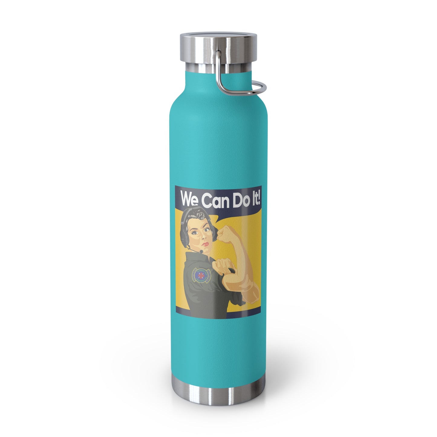 349th We Can Do It Copper Vacuum Insulated Bottle, 22oz