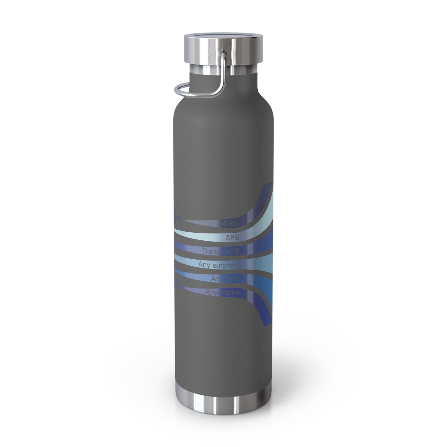 349th AES Airframes Copper Vacuum Insulated Bottle, 22oz