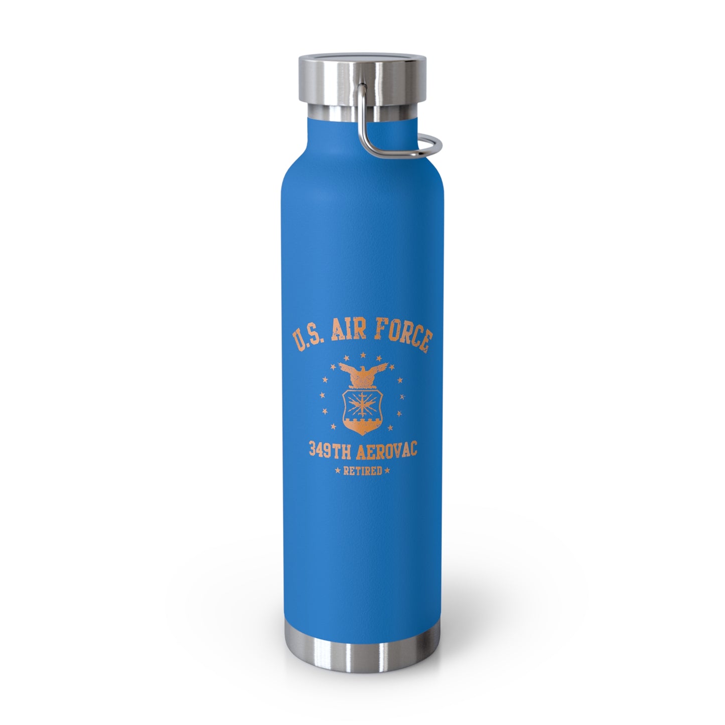 349th Air force Seal Retired Vacuum Insulated Bottle, 22oz