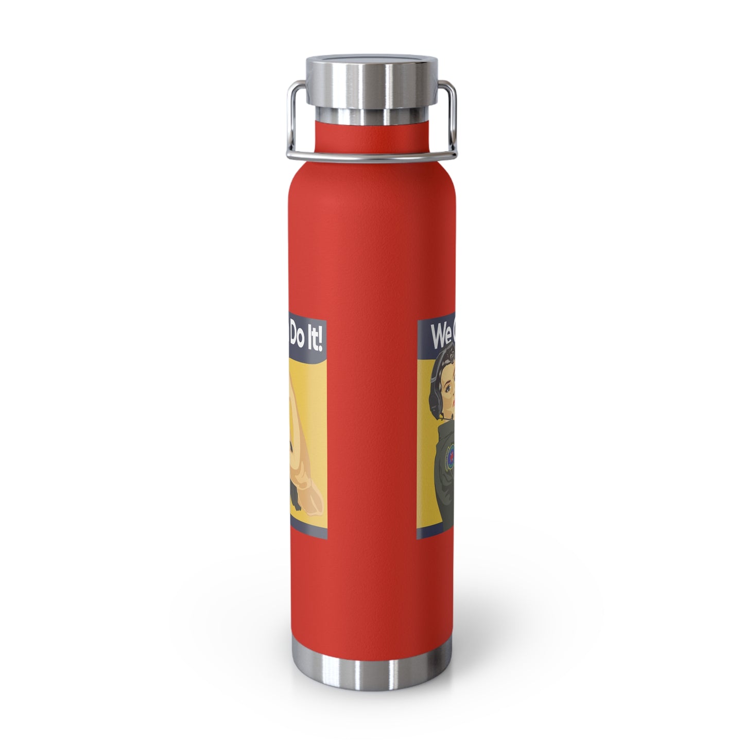 349th We Can Do It Copper Vacuum Insulated Bottle, 22oz