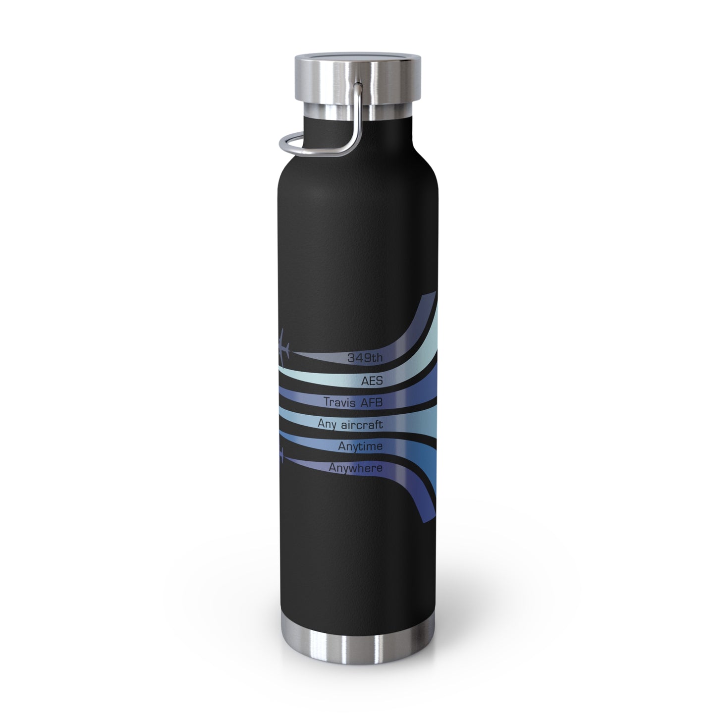 349th AES Airframes Copper Vacuum Insulated Bottle, 22oz