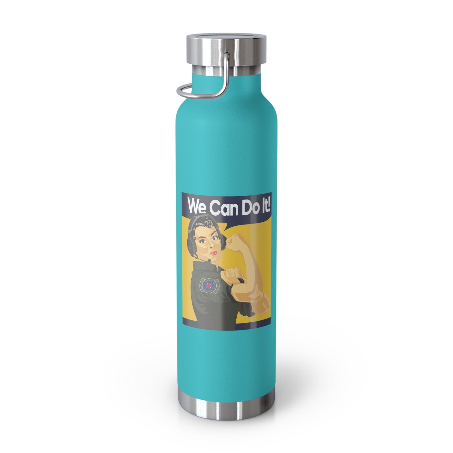 349th We Can Do It Copper Vacuum Insulated Bottle, 22oz