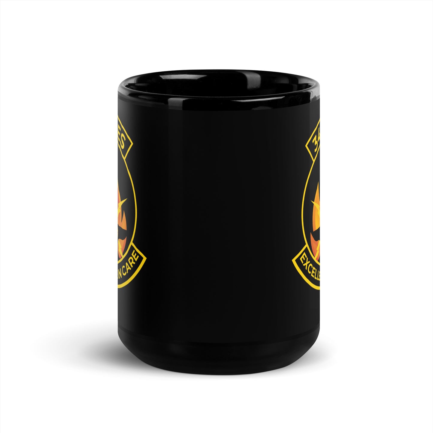 349th AE Forge Black Glossy Mug