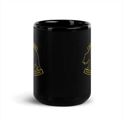 California Bear Black Glossy Mug