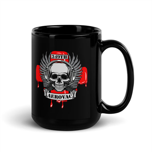 Skull v2.0 Black Glossy Mug