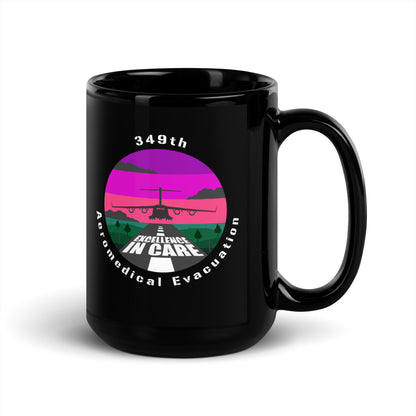 Travis Sunrise/Sunset Black Glossy Mug