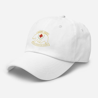 349th AES California Bear Transparent Design Dad hat